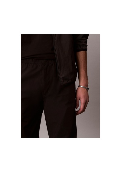 Calvin Klein Erkek Casual Naylon Paraşüt Pantolon-16193 Siyah