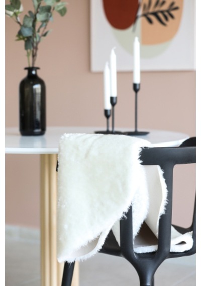 Naturalwood Ahşap Ayaklı Yuvarlak Yemek Masası, Modern Mat Beyaz Mdf Yemek Ma