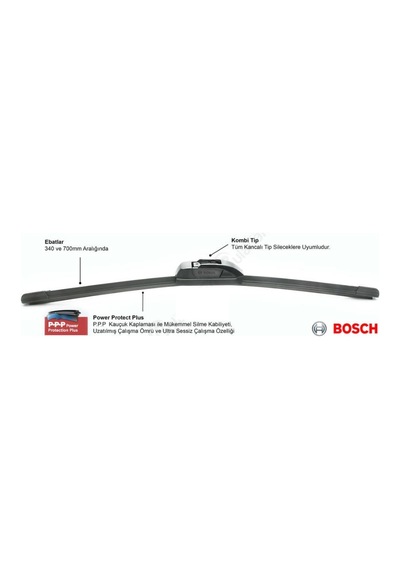 Mazda 2 Muz Silecek Takımı 2014-2020 Bosch Aerotwin