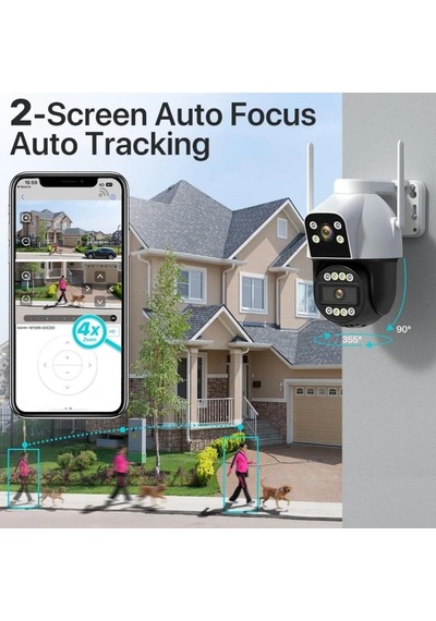 Electroon Rs-5112 2x2mp 2 Kameralı Akıllı Wi-fi Güvenlik Kamerası
