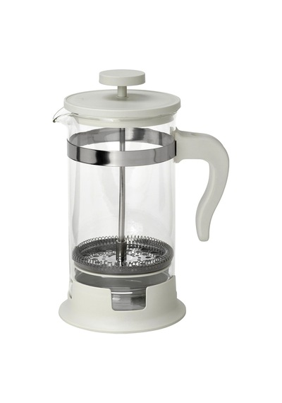 Ikea Upphetta French Press 1 Lt Gümüş - Kırık Beyaz