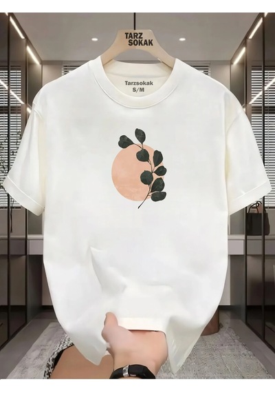 Startmore Unisex Bahar Mevsimi T-shirt Beyaz