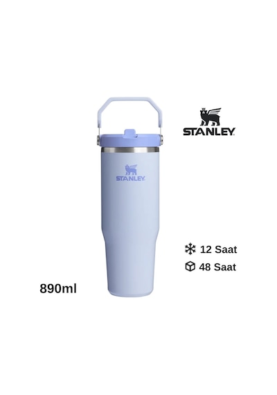 Stanley The Iceflow Flip Straw Pipetli Termos Bardak 0.89 Lt Matara Turkuaz