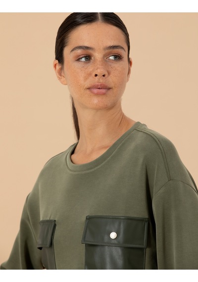 Pierre Cardin Kadın Kahverengi Sweatshirt 50273759-vr238 Kahverengi