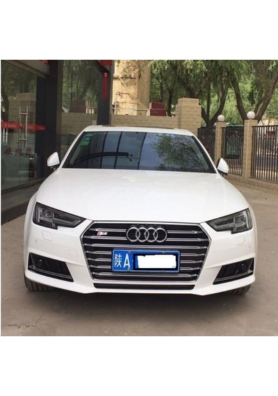 Autogp Audi A4 S4 Ön Panjur Izgara Model 2016+ B9 Siyah Krom