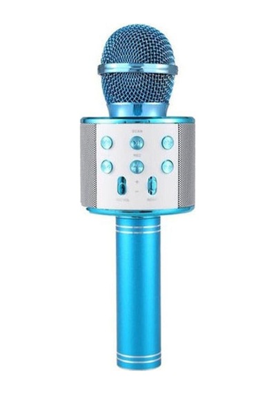 Evr Krk 02 Karaoke Mikrofon Mavi Beyaz