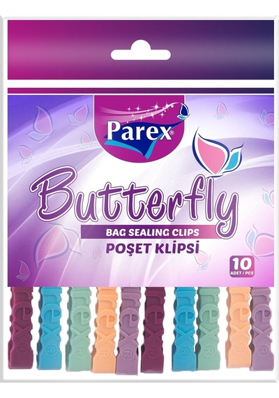 Butterfly Poşet Klipsi 10'lu