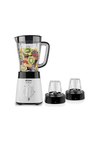 Ar1057 Maxiblend Sürahi Blender, 500w, 1.5l Hacim, Paslanmaz Çelik Bıçak, Beyaz Belirtilmemiş