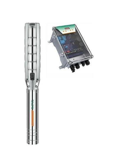 Taifu 110 Volt 1100 Watt Dc Solar Güneş Enerjili Dalgıç Pompa 22mss 28m³/h - Harici Sürücü - Fırçasız