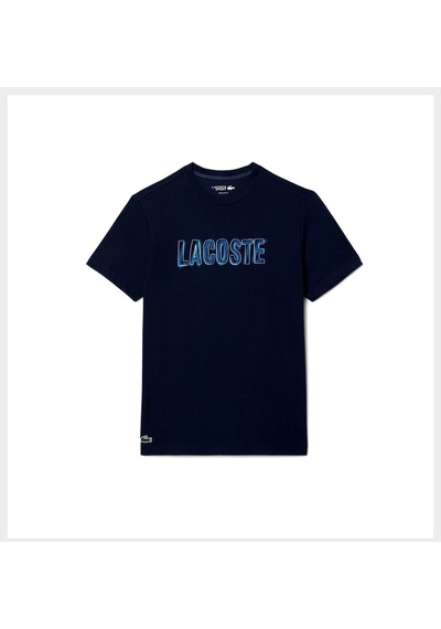Lacoste Baskılı Tişört Lacivert