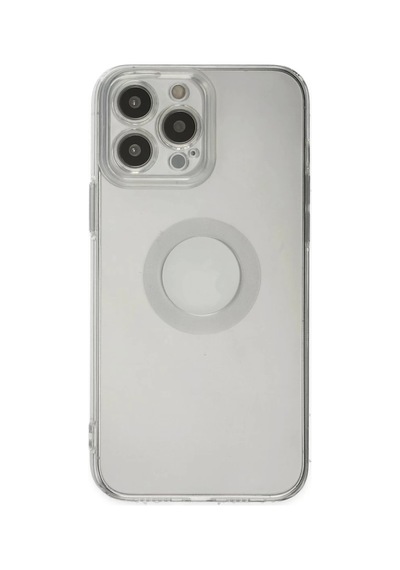 İphone 14 Pro Max Kılıf Santa Lens Silikon - Şeffaf