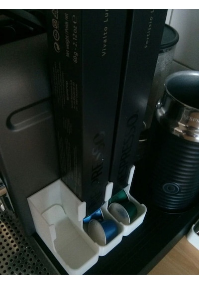 Nespresso Ve Starbucks Uyumlu Kapsül Kahve Standı Beyaz Renk