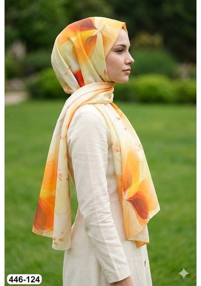 Buqle Dijital Desenli Soft Şal 446-124 Çok Renkli