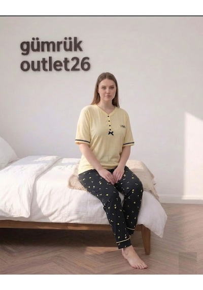 Vinetta Pijama Sarı
