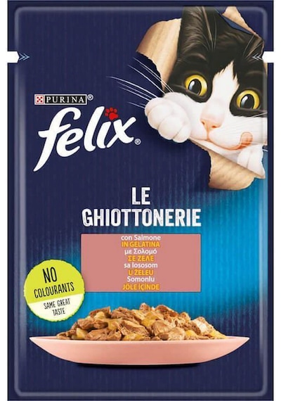 Felıx Somonlu Pouch Yetişkin Kedi Maması 85 G
