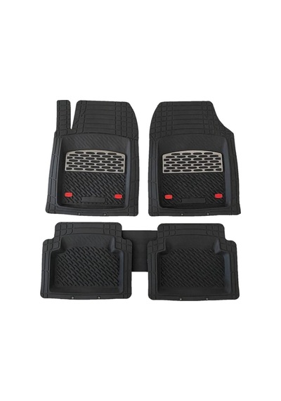 Hyundai İle Uyumlu I10 2007 2013 Paspas Derin Havuzlu Krom Karbon Standart