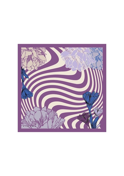 Sisley Flora Bandana/fular -2016-47 47 Mor
