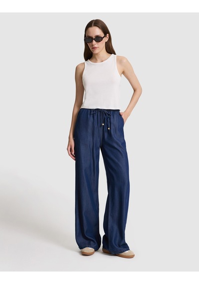 Pierre Cardin Kadın Koyu Mavi Pantolon Jean 50324065-vr032