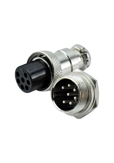 Ic-261m 12mm Mayk Dişi Şase 7p Konnektör
