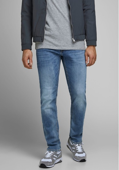 Jack & Jones Erkek Tim 781 Slim Fit Jean 12146866 Blue Denim