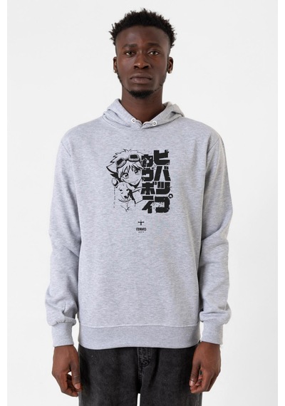 Cowboy Bebop Vintage Ein And Ed Grimelanj Erkek Kapşonlu 3ip Sweatshirt 001
