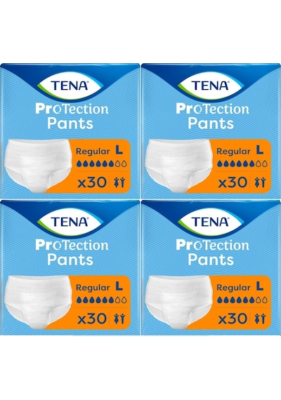 Tena Protection Pants Regular Emici Külot Yetişkin Bezi L 120adet