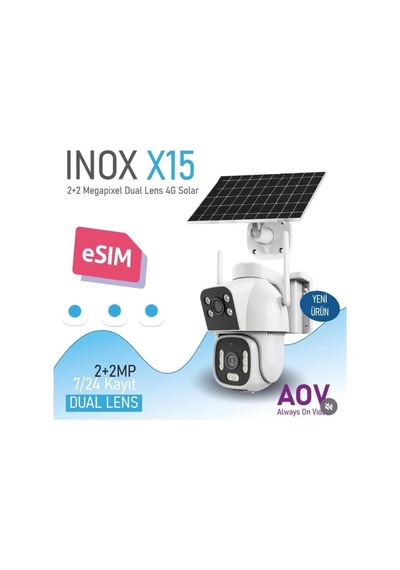 İnox-x15 Dual Lens Aov Hieasy 4g Ptz Kamera
