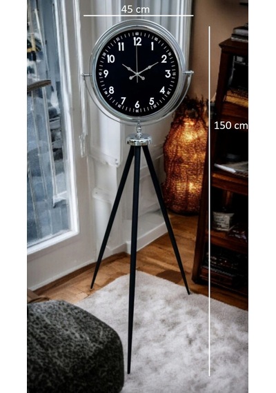 Prestige Krom Tripod Ayaklı Saat Çok Renkli