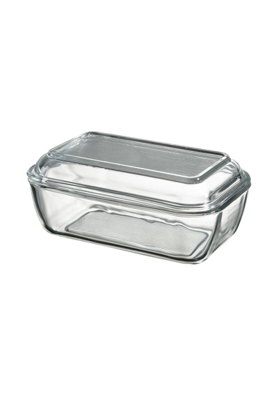Ikea Grynsopp Cam Tereyağlık 500 Ml 17 X 10 X 6 Cm Şeffaf