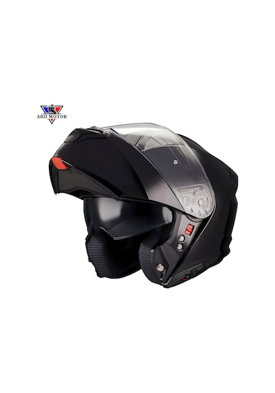 Mt Helmets Genesıs Sv Pure A1 Parlak Sıyah Çene Açılır Kask Siyah