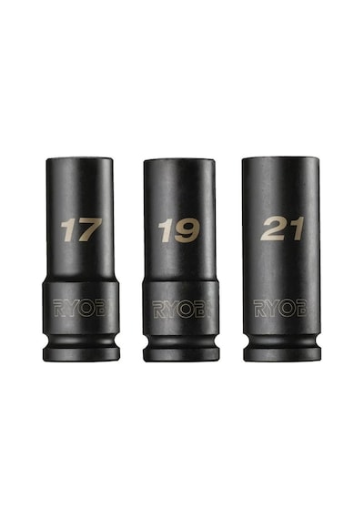Derin Lokma Seti, 1/2" 3 Parça, 17-19-21 Mm İle Pratik Kullanım