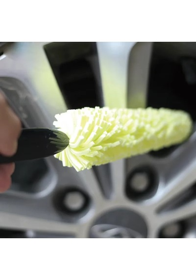 Araba Jant Scrubber Tekerlek Temizleyici Fırça Jant Lastik Jant Motosiklet Jant 1 Pcs