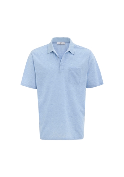 Süvari Saks Mavi Regular Armürlü Polo Yaka Tişört-37195 Saks Mavi Süvari Saks Mavi Regular Armürlü Polo Yaka Tişört-37195 Saks Mavi