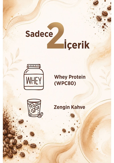 Protein Coffee 200g - Günlük Kahveni İçerken 14g Protein Al Whey Protein Ve Gerçek Kahve Granül