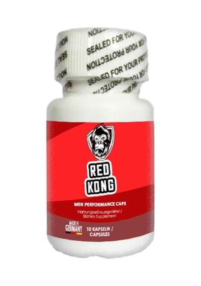 Red Kong: 1 Ad. Erkeğin Performansına Çok Özel Formüllü 10 Lu Destekleme
