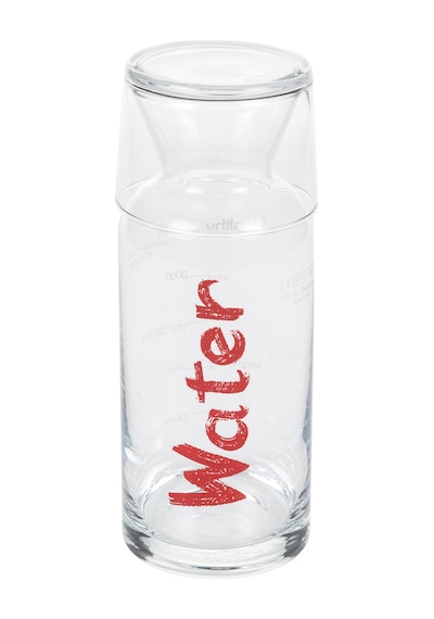 Mudo Home Water Kırmızı Kapaklı Başucu Sürahisi - 700 Ml