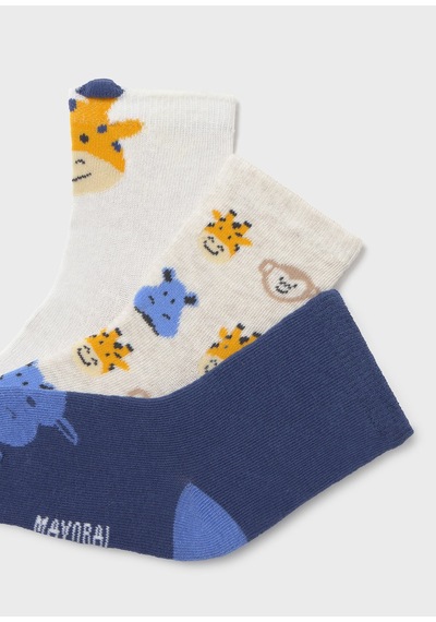 Mayoral Erkek Bebek Üçlü Çorap Set Lacivert