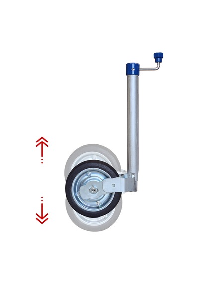 2k Flexible 48mm 300kg Karavan Destek Pilot Tekeri