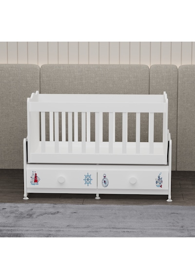 Garaj Home Elegant 60x120 Beşik - Denizci Beyaz