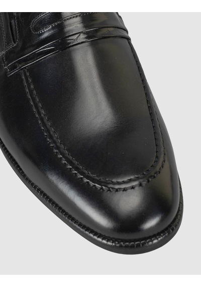 Cabani Premium Leather Black Men's Classic Shoes siyah