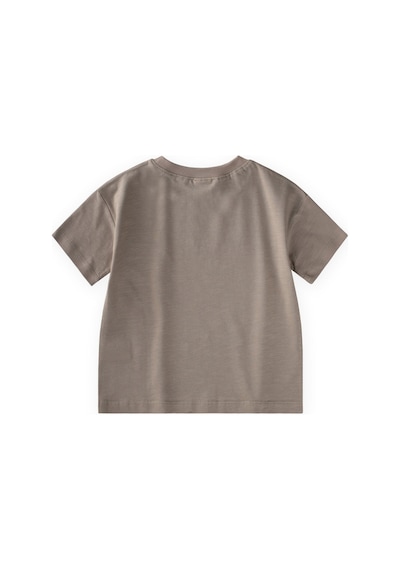 Cigit Slogan Baskılı T-shirt 2-10 Yaş S Vizon