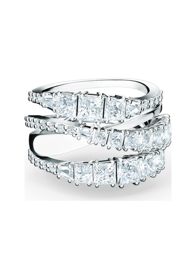 5584654 Swarovski Yüzük Twıst-Rıng Wrap Czwh-Rhs Full Pave 60