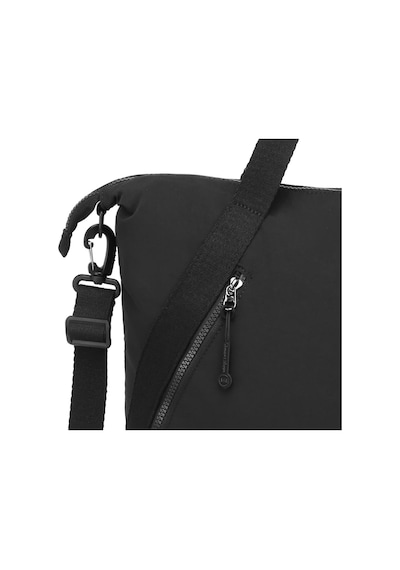 Smart Bags Mikro Poly Kumaş Büyük Boy Kadın Omuz Çantası 3335 Siyah