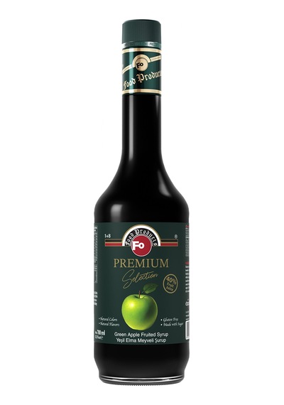 Fo Yeşil Elma Meyveli Şurup Premium 700 ML