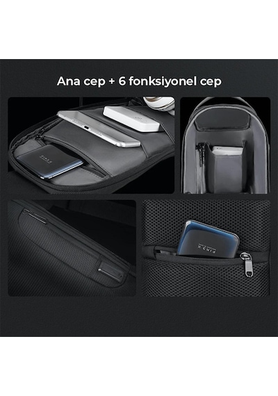 Mark Ryden Odyssey Mini Ek Kol Omuz Çantası İpad Tablet Uyumlu Şarj Kiti Mr7116 07 Gri Çok Renkli