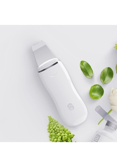 Ultrasonik Cilt Scrubber Akne Ve Siyah Nokta Temizleyici Yüz Peeling Spatula Gözenek Arındırma Aracı 7454