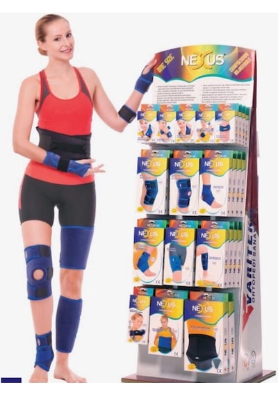 Elastik Bel Desteği Termal Sauna Kemer Neopren Korsevariteks 889