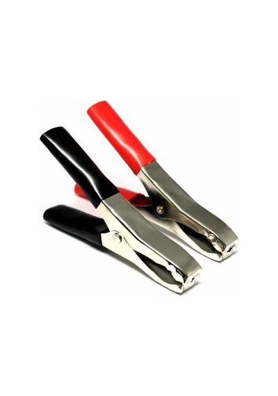 10cm. KROKODİL AKÜ MAŞASI BÜYÜK (IC-245) KIRMIZI + SİYAH TAKIM