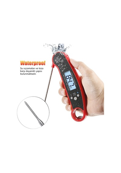 Inno 502 Katlanabilir Problu Mutfak Termometresi kalibre Ed