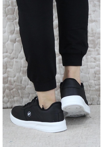 Fort Wks 2542 Hafif Rahat Sneaker Unisex Spor Ayakkabı Siyah-beyaz Siyah - Beyaz